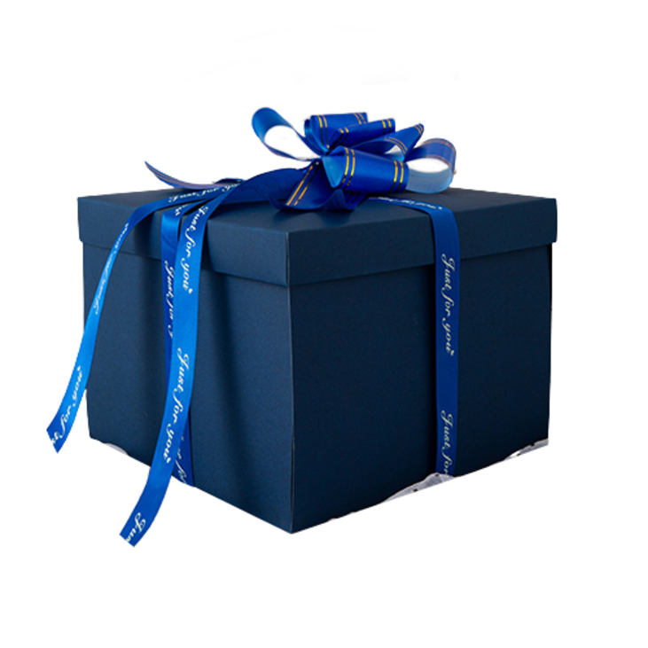풍선박스 리노드 5단 서프라이즈박스 DIY 폭발 상자 선물 프로포즈 생일 기념일 이벤트, 블루 (DIY 상자)