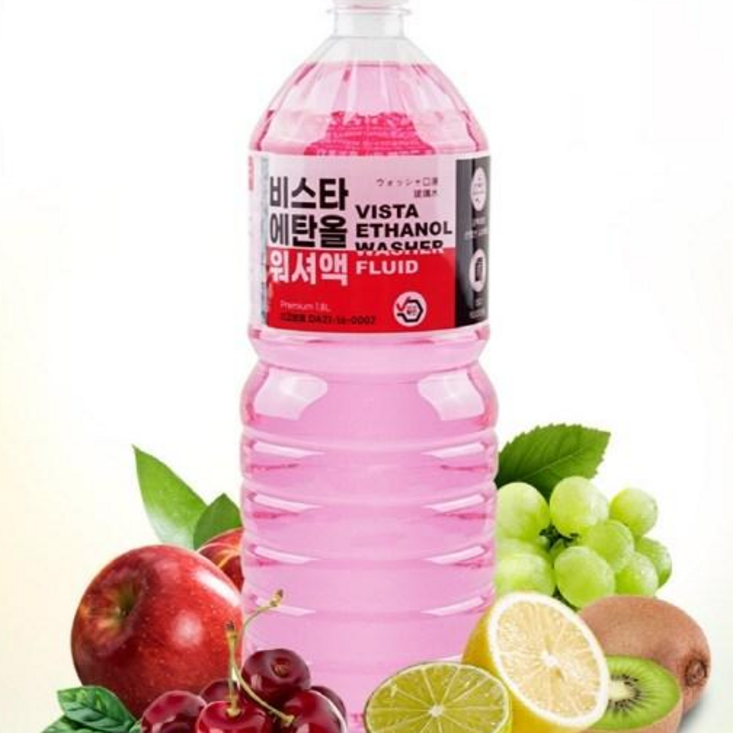 비스타 에탄올 워셔액 1.8L, 6개, 1.8L