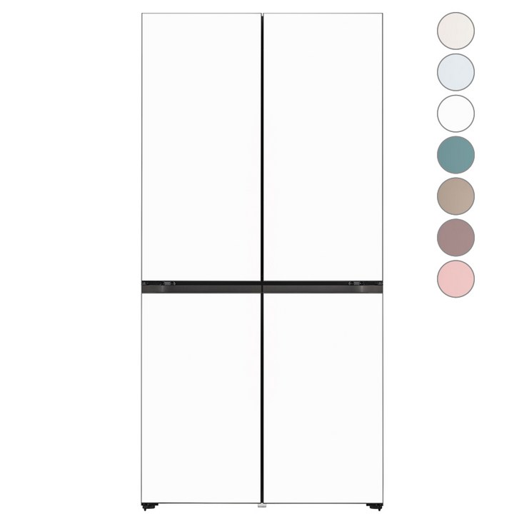 [색상선택형] LG전자 디오스 오브제컬렉션 빌트인타입 4도어냉장고 M623AAA042S 글라스 방문설치 - 투데이밈