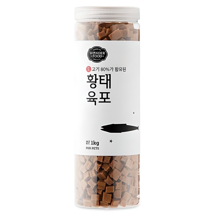 원더푸드 강아지 고기가득 담은 육포