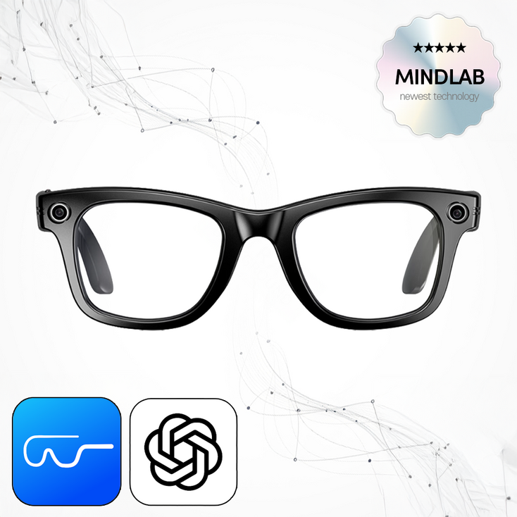 마인드랩 AI 스마트 안경 블루투스 한국어 전용APP ChatGPT 4 지원