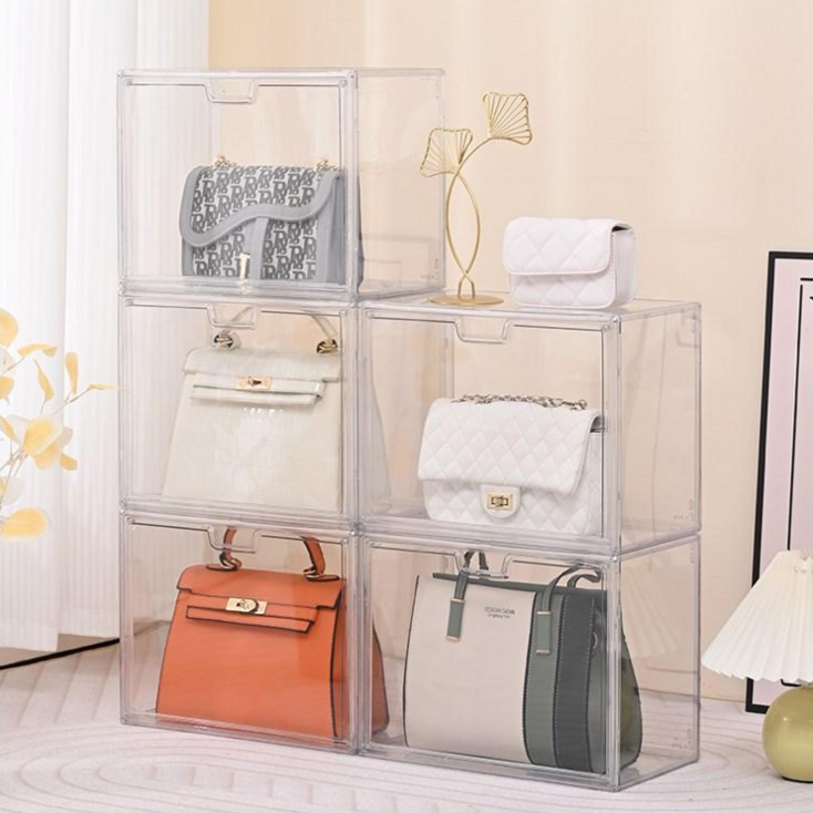 Anystar 투명 아크릴 명품 가방정리함, 투명색 453333CM, 1개