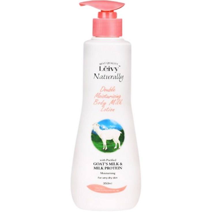 Leivy 산양유 바디로션 플로럴 코튼향, 350ml, 1개