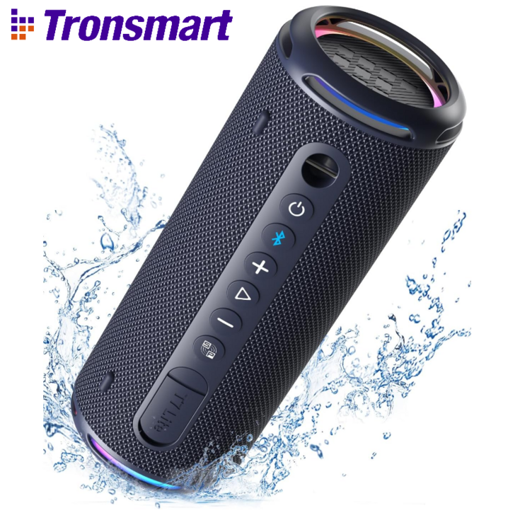트론스마트 Tronsmart T7 Lite 휴대용 블루투스 스피커 우퍼 IPX7방수 LED, Blue