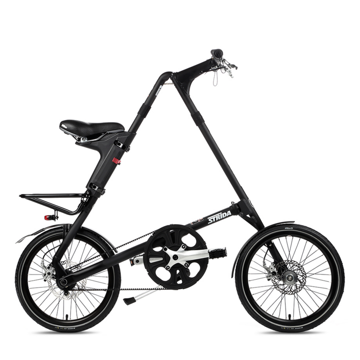 스트라이다 SX QR+ 18인치 접이식 미니벨로 자전거 무광 블랙