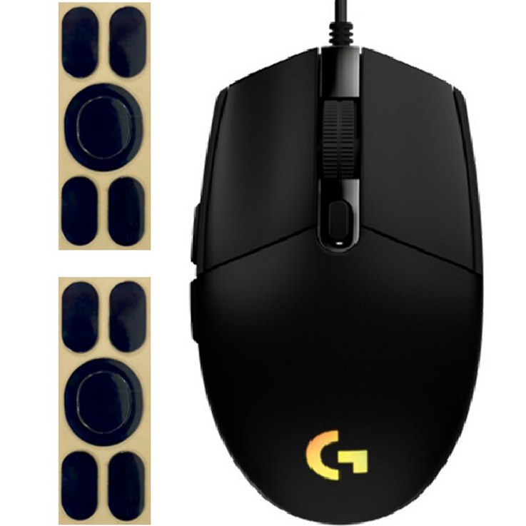 로지텍 G102 2세대 LIGHTSYNC 게이밍 유선 마우스 MU0054 마우스 피트 2p