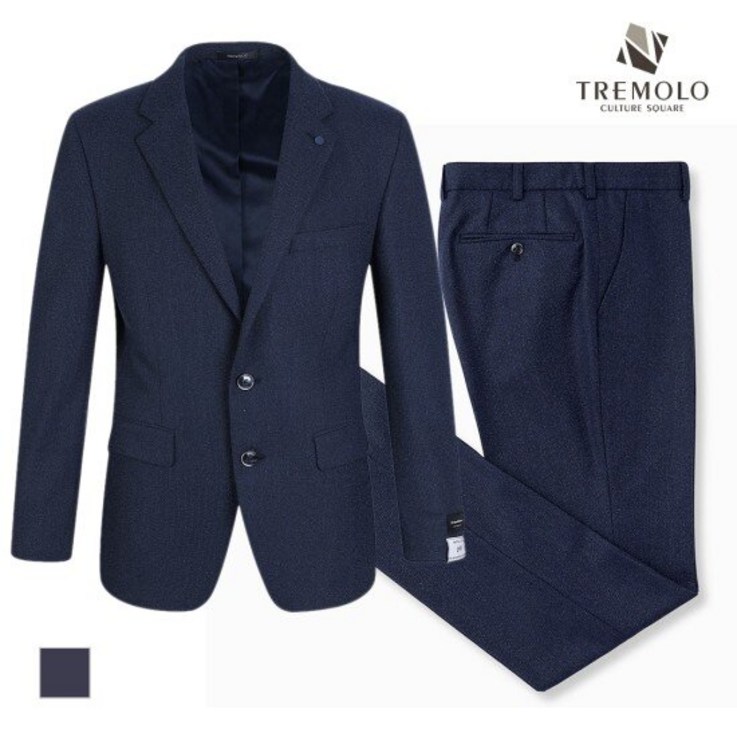 트레몰로 TREMOLO 남성 모혼방 잔패턴 정장 SETTGRGAUWA156SET 1638879