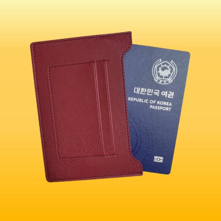 여권 케이스 안티스키밍 RFID 차단 슬리브형 지갑