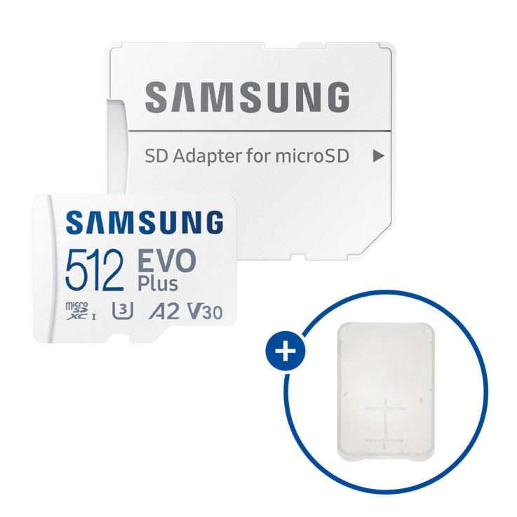 삼성전자 공식인증 정품 마이크로SD 카드 EVO PLUS MBMC512KAKR SD카드 케이스