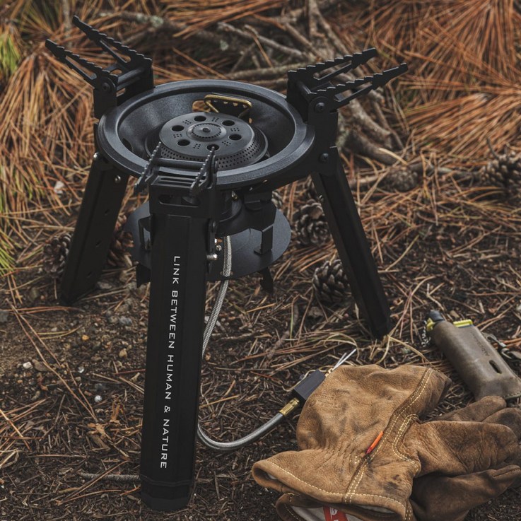 23년출시 티에라 포르테 캠핑 버너 스토브 그리들버너 액출 국내 최초 블랙 강염버너, 블랙, 1개