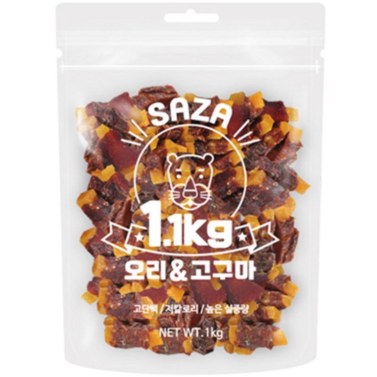 사자 강아지 대용량 실속형 간식 1.1kg