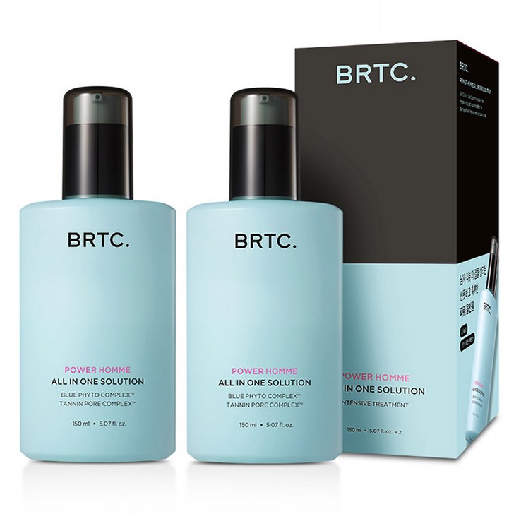 비알티씨 파워 옴므 솔루션 올인원, 150ml, 2개 비알티씨 파워 옴므 솔루션 올인원, 150ml, 2개