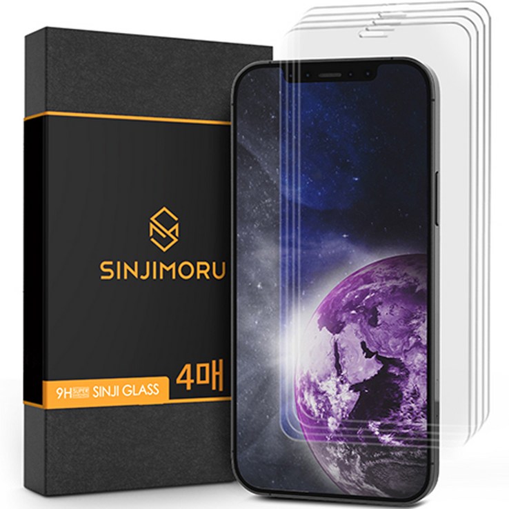 아이폰12프로맥스 신지모루 강화유리 휴대폰 액정보호필름 2.5D