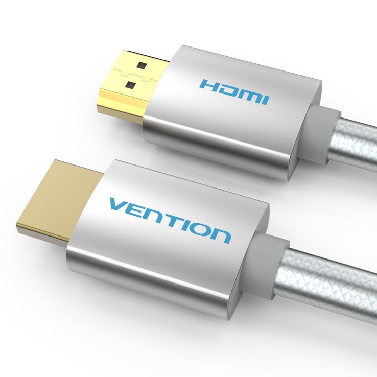 벤션 VENTION 아이언실버 4K HDMI 2.0 케이블 AV케이블 e.3mAABII, 1개, 3m