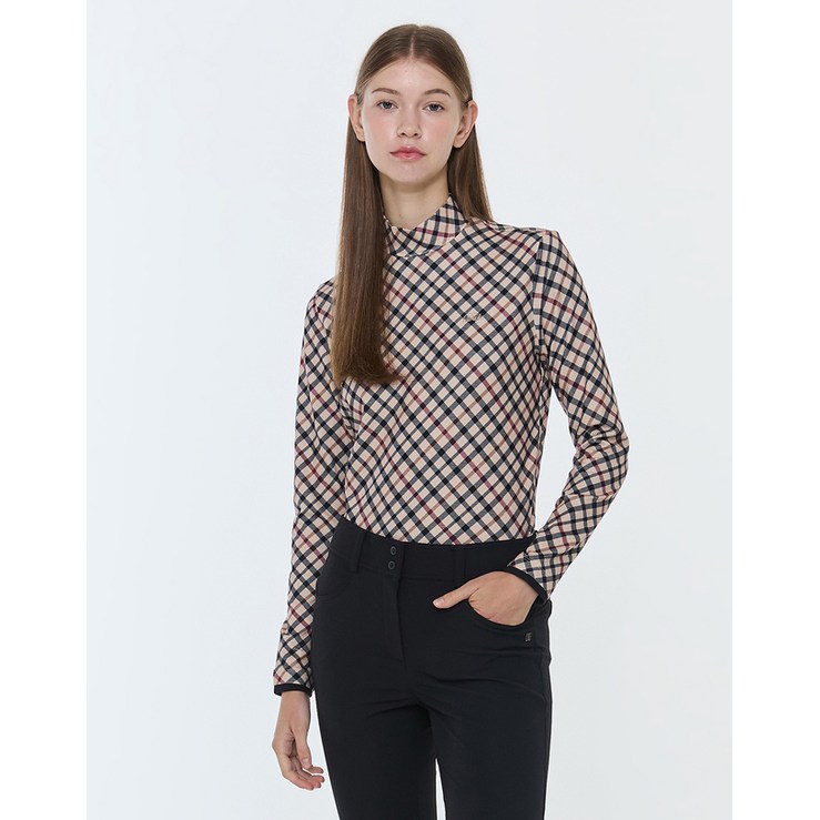 23FW populet베이지 체크 긴팔티셔츠 WNTS3D903I2 23FW populet베이지 체크 긴팔티셔츠 WNTS3D903I2