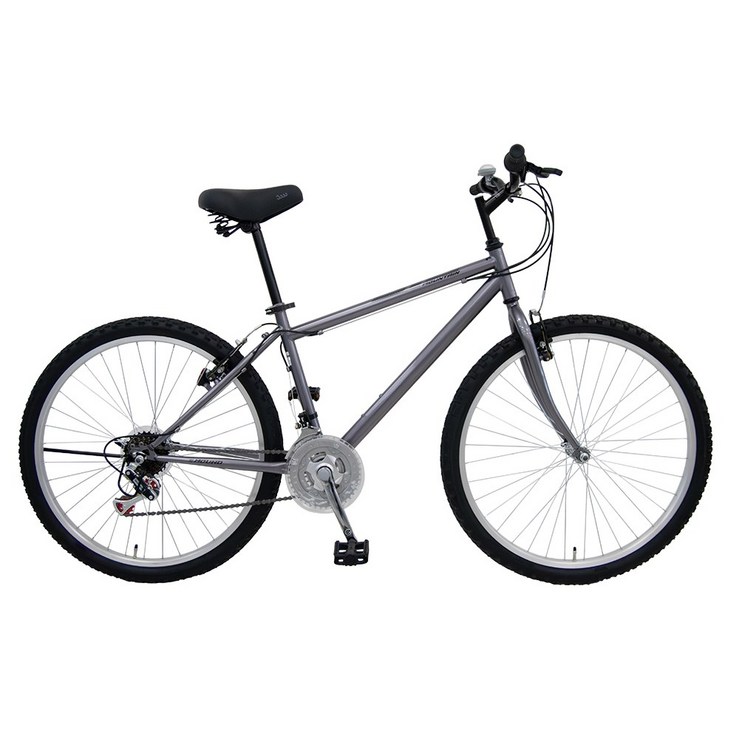 삼천리자전거 빅마운틴 21단 26인치 생활용 MTB 자전거 155cm, 다크실버, 1개, 170cm