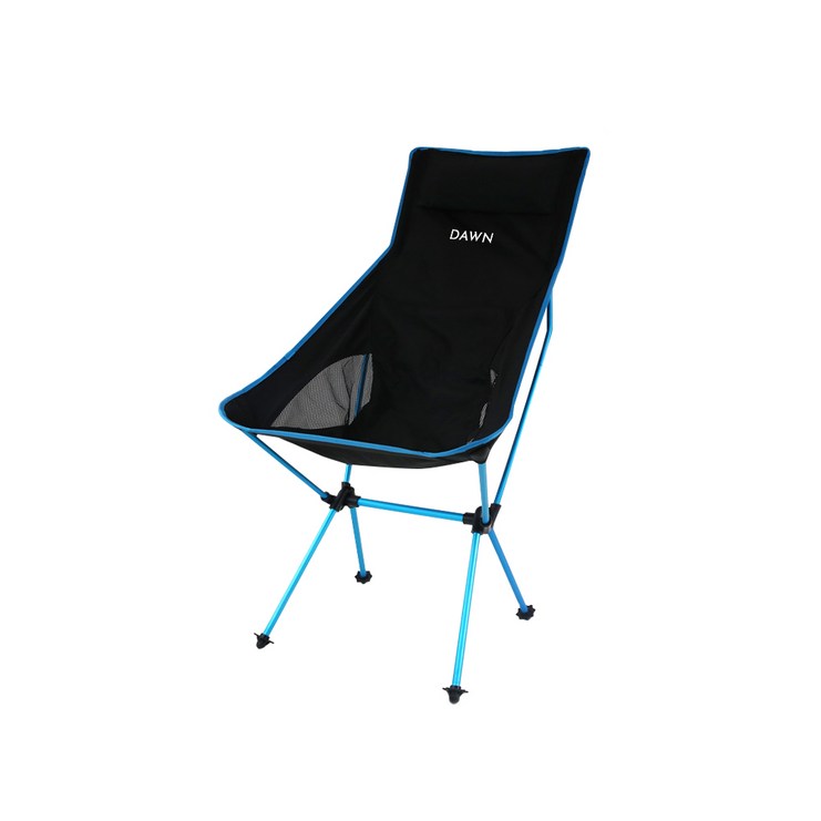 던 휴대용 접이식 캠핑 의자 체어 캠핑의자 캠핑체어 캠핑용품, 하늘색 - 투데이밈