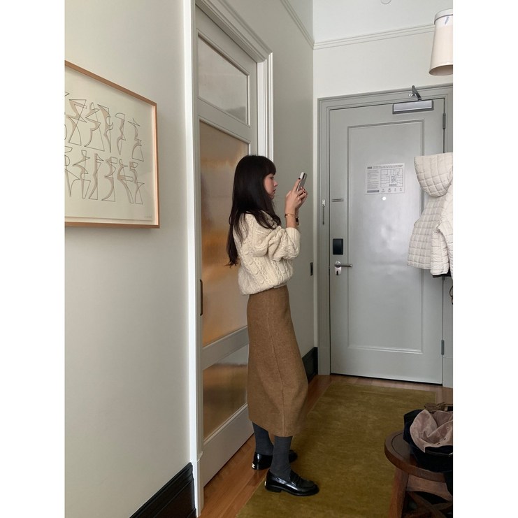 underson언더슨 피니 부클스커트 2color
