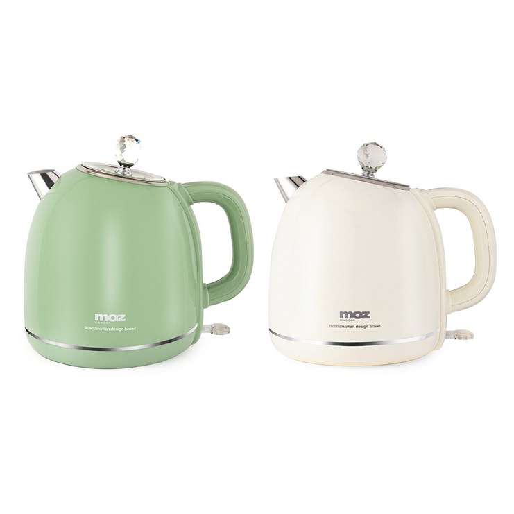 모즈스웨덴 크리스탈 무선 전기티포트 MC1550MC1560, MC1550 아이보리