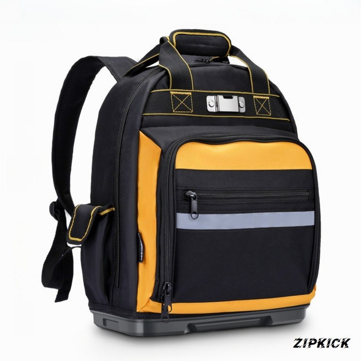 Zipkick 대용량 공구가방 백팩 다용도 휴대용 공구 연장 가방 배낭, 1개