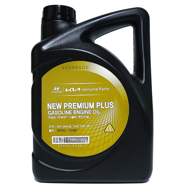 현대모비스 NEW PREMIUM PLUS 가솔린 엔진오일 0510000481 현대모비스 NEW PREMIUM PLUS 가솔린 엔진오일 0510000481