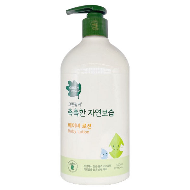 그린핑거 촉촉한 자연보습 베이비 로션, 500ml, 1개