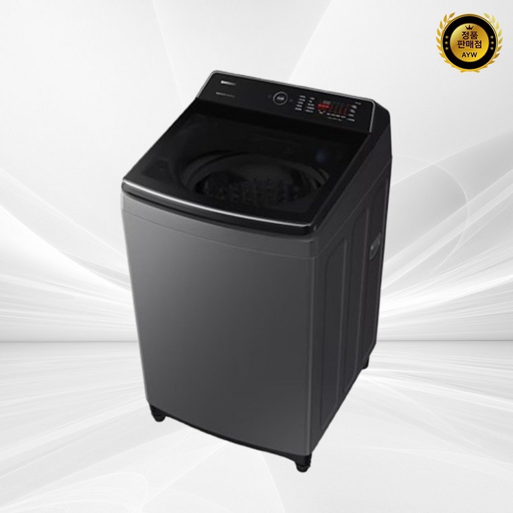 삼성전자 그랑데 통버블 그레이 18kg 일반 세탁기 WA18CG6K46BD