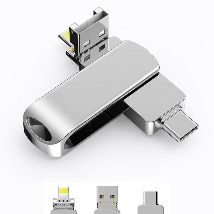 모코모어 핸드폰 외장메모리 OTG 아이폰 USB 메모리 3in1, 128GB 모코모어 핸드폰 외장메모리 OTG 아이폰 USB 메모리 3in1, 128GB
