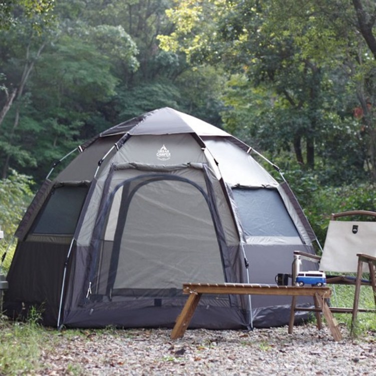 어반캠퍼 4윈도우 전체개방 헥사곤5 육각 원터치 텐트