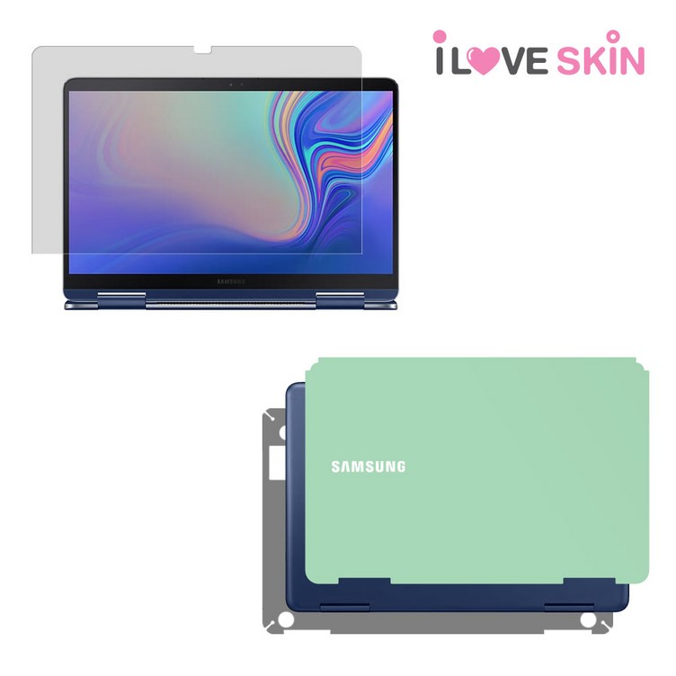알럽스킨 삼성 노트북 펜 Pen S NT930SBE 13인치 스타일가드 액정보호필름, 민트 알럽스킨 삼성 노트북 펜 Pen S NT930SBE 13인치 스타일가드 액정보호필름, 민트