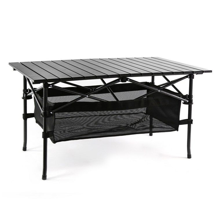 스포츠/레저 코멧 알루미늄 접이식 캠핑 테이블 대형 블랙