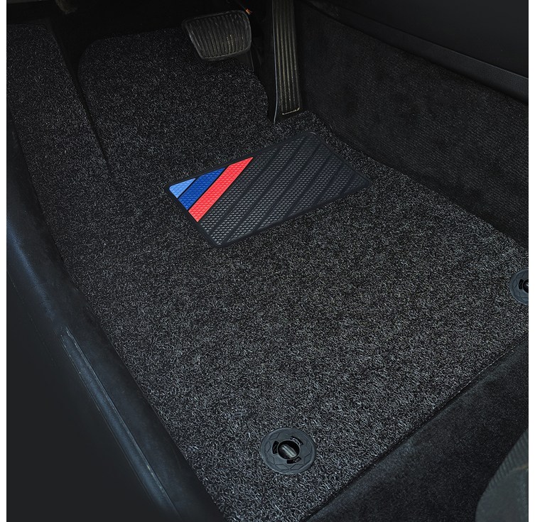 비비키 차량용 프리미엄 코일카매트 1열 2열 세트, BMW X6 G06 2020년 형, 블랙