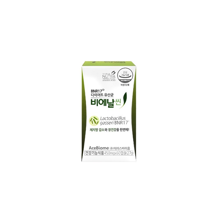 비에날17 비에날씬 다이어트 유산균 캡슐, 60정, 1개