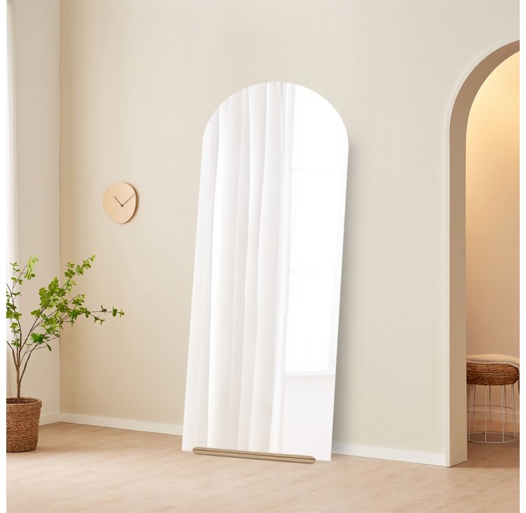 온미러 아치형 거울 거치형 화장실 욕실 대형 전신거울 비정형