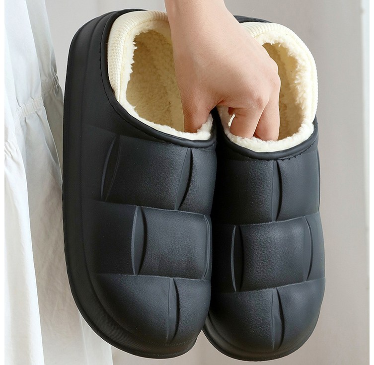 아이와카츠 보온 기모 패딩 신발 슬리퍼 겸용