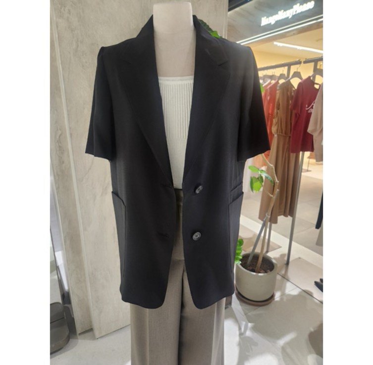 ZOOC 아웃포켓 반팔 싱글자켓 Z252MSF307