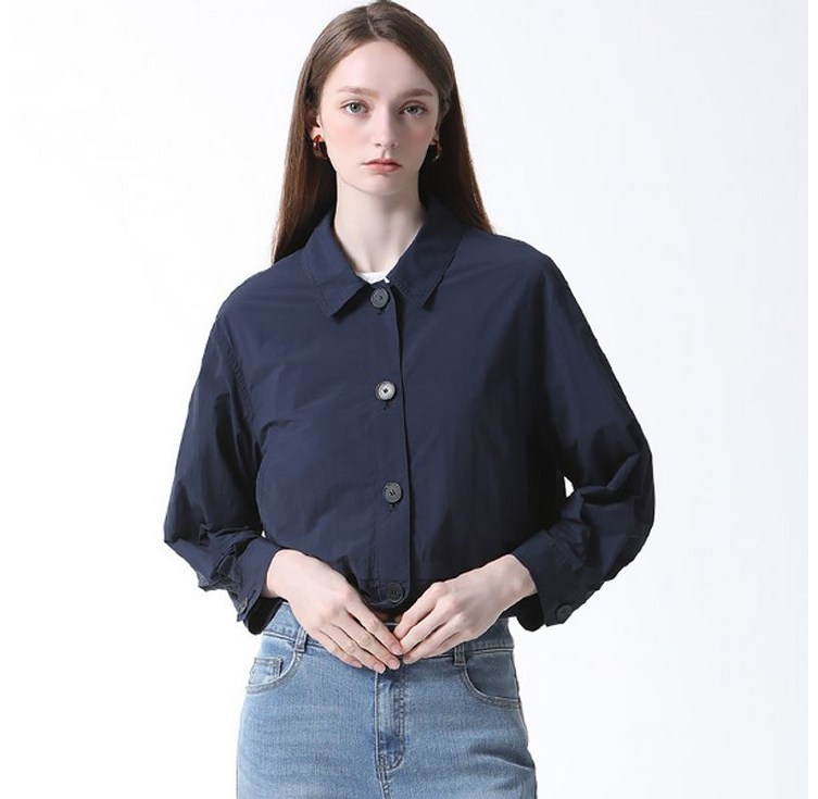 쉬즈미스 라이트 카라 크롭 자켓 택가격 298000원