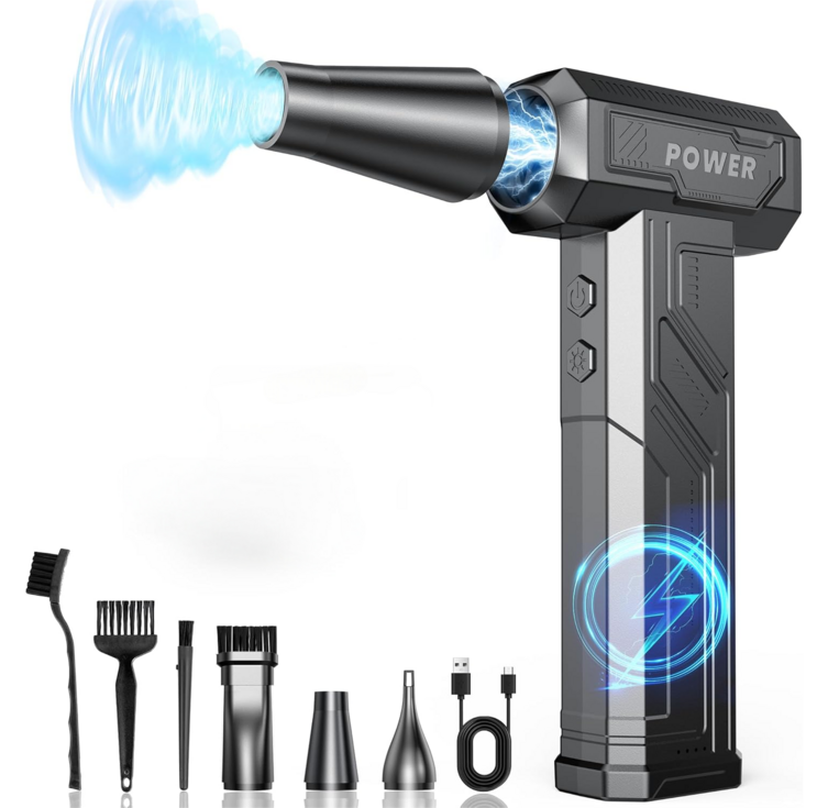 엘에스 초강력 무선 에어건 세차 캠핑 낙엽 제설 pc  W18