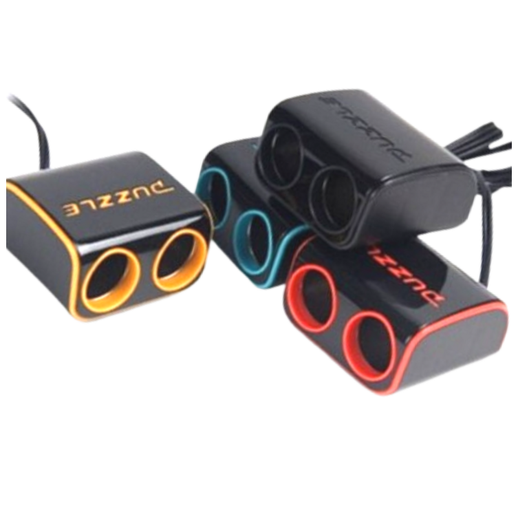 차량용 2구 소켓 4색 컬러 2구 듀얼 시거잭