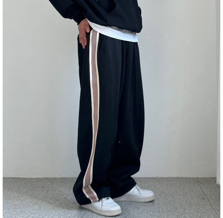 르위 트랙 와이드 트레이닝 스웻 팬츠 남녀공용