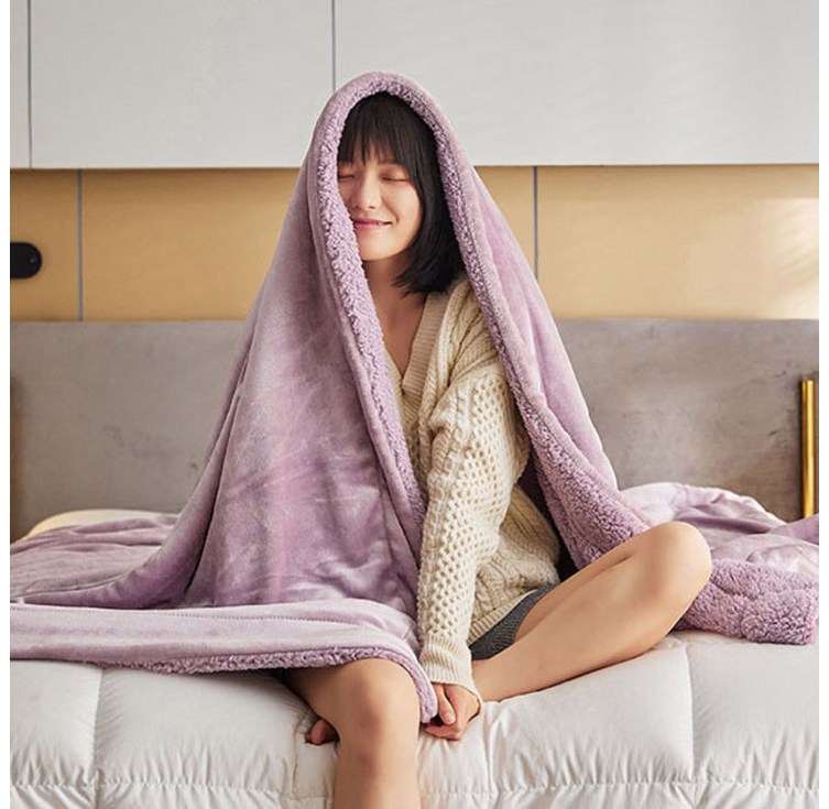 양털감성담요 두꺼운 양털 양모 극세사 밍크담요 겨울 이불