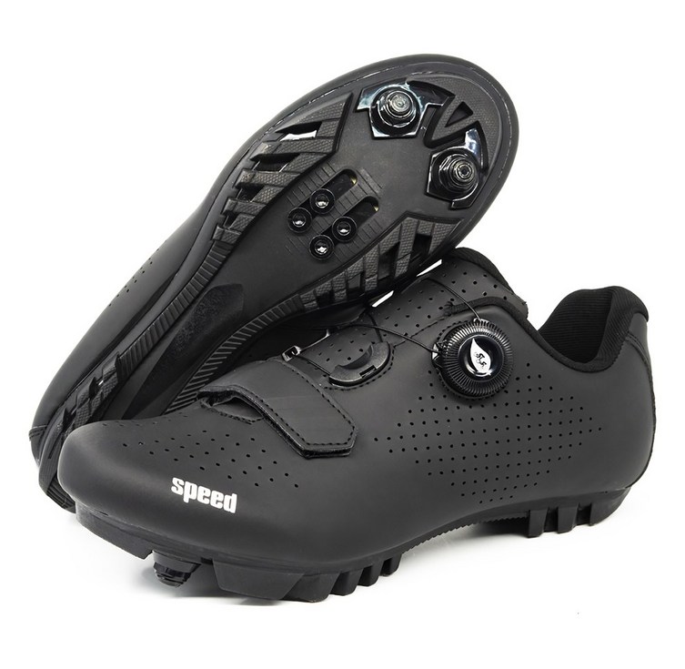 스토리원 자전거 클릿 슈즈 MTB 사이클 로드 신발 SH896, 260, 블랙MTB