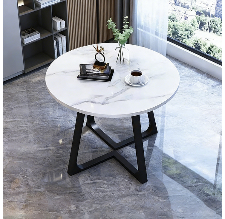 심플 2인용4인용 원형 식탁 테이블 휴게실 상담테이블 카페테이블 티테이블