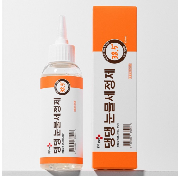 헬로마이펫 강아지 눈물세정제 눈물자국지우개, 120ml