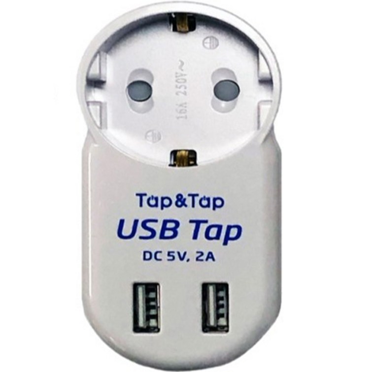 에코파워탭 탭앤탭 USB 2포트 멀티탭 1구 SGHN11USB 에코파워탭 탭앤탭 USB 2포트 멀티탭 1구 SGHN11USB