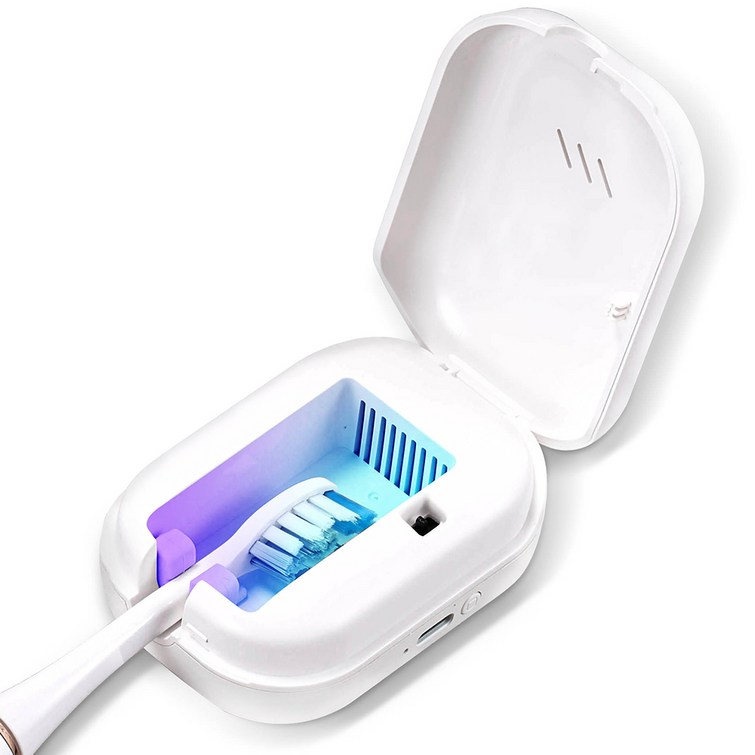 오아 클린이 퓨어 PRO 휴대용 유선 무선 겸용 UV C LED 자외선 칫솔 살균 건조기 OTS004WH