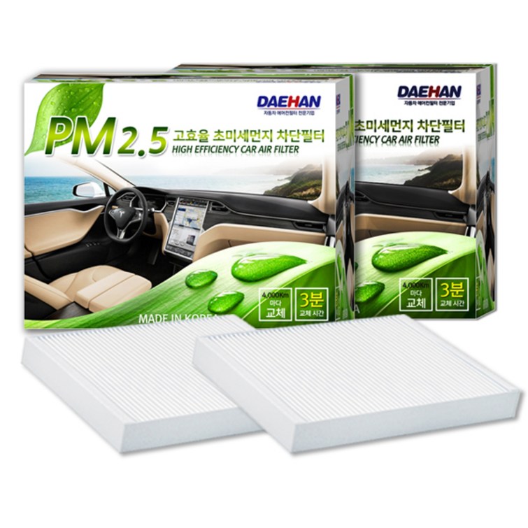 대한 PM2.5 초미세먼지 필터, 1개, 현대 P105 LF소나타