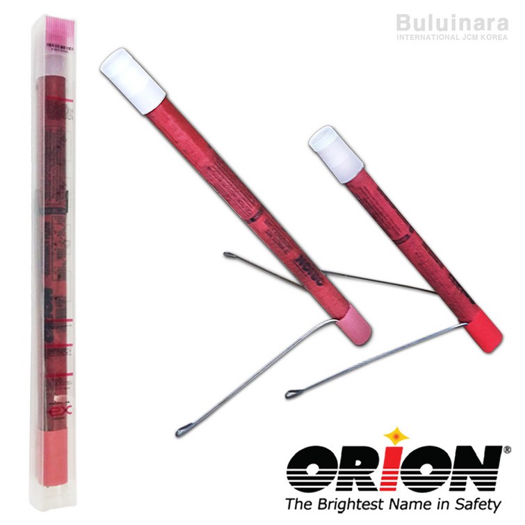 ORION USA 정품 30분용 불꽃신호기, 빨강, 1개